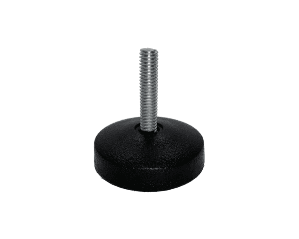 Nivelador plástico redondo diámetro de la base 2” tipo “Flex” con tornillo metálico